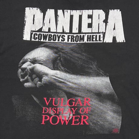 PANTERA COWBOYS FROM HELL MONOCHROME HANES XL 1922