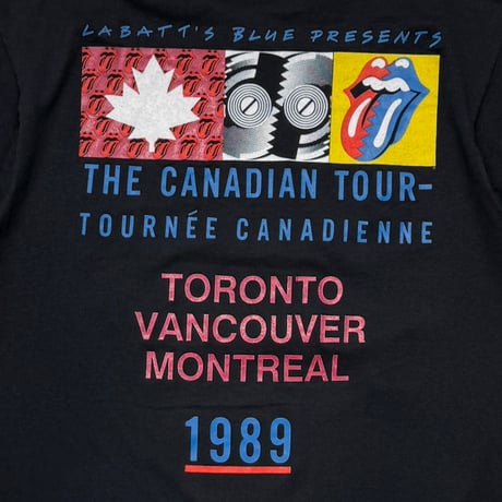 THE ROLLING STONES BIG TONGUE THE CANADIAN TOUR 1989 SCREEN STARS XL 5023