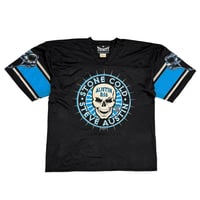 STONE COLD AUSTIN 3:16 FOOTBALL JERSEY MESH BLACK LARGE 2328