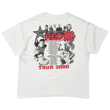RED HOT CHILI PEPPERS STONE TEMPLE PILOTS TOUR 2000 WHITE DELTA XL 0846