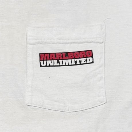 Marlboro UNLIMITED HORSE CREEK POCKET TEE WHITE FRUIT OF THE LOOM XL 9459