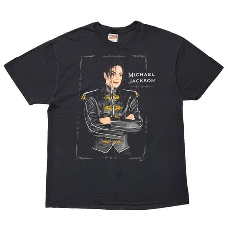 MICHAEL JACKSON DANGEROUS KING OF POP BLACK HANES XL 3659