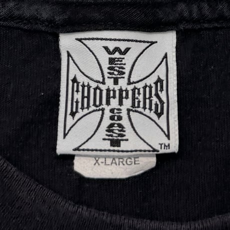 WEST COAST CHOPPERS FRONT EMBLEM SLEEVE FLAME LS XL 3514