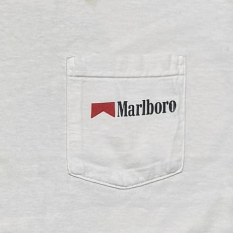 Marlboro MAN LOGO POCKET TEE WHITE DELTA XL 3731