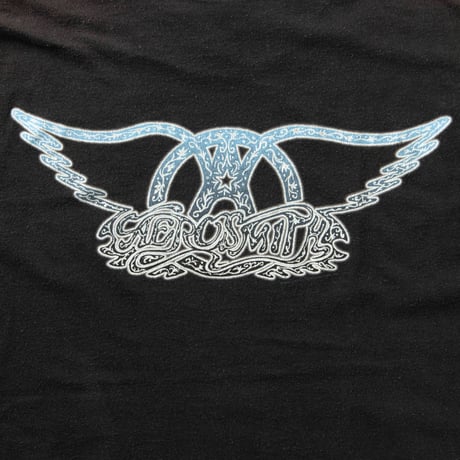 AEROSMITH FRONT BLUE MEMBER BACK WING LOGO GIANT LARGE 1890
