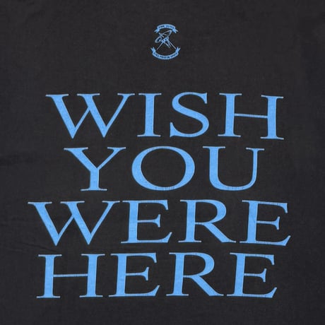 PINK FLOYD WISH YOU WERE HERE BROCKUM XL BACK TEXT 1121