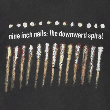 NINE INCH NAILS THE DOWNWARD SPIRAL HANES LARGE A009