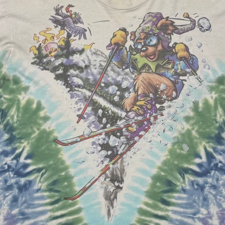 GRATEFUL DEAD 1996 SKIING OVP TIEDYE LIQUID BLUE XL 0935