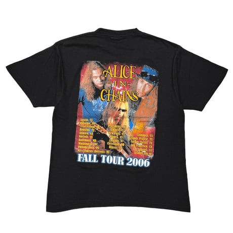 ALICE IN CHAINS FALL TOUR 2006 BOOTLEG BLACK LARGE 1888