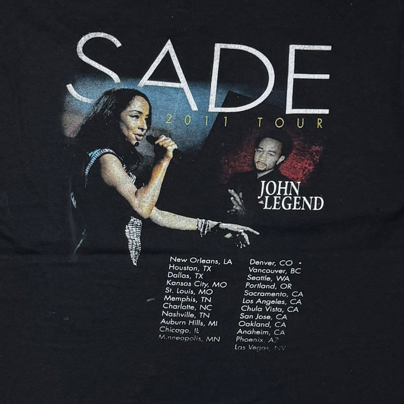 SADE TOUR 2011 JHON LEGEND ALSTYLE XL 9439 | greatLAnd OSAKA