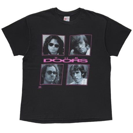 THE DOORS MONOCHROME SQUARE MEMBER PORTRAIT HANES XL 1008