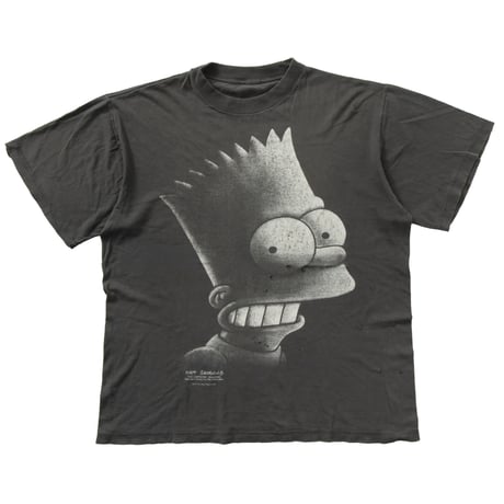 THE SIMPSONS BART MONOCHROME BIG FACE FITS XL 0495