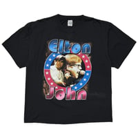 ELTON JOHN RAP GRAPHIC BOOTLEG XXL BLACK 0539