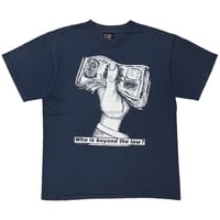 RAGE AGAINST THE MACHINE BARBARA KRUGER MONEY NAVY GIANT FITS LARGE 9999