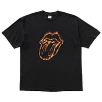 THE ROLLINIG STONES FLAMING TONGUE LUCKS EUROPEAN TOUR 2003 JERZEES LARGE 1562