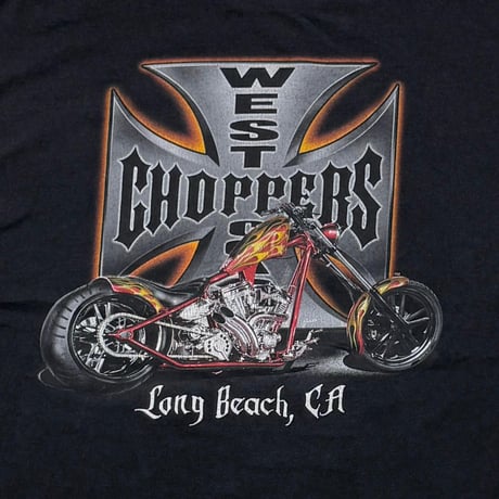 WEST COAST CHOPPERS BACK BIKE IRON CROSS LS FITS XXL 1857