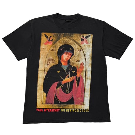 PAUL McCARTNEY BIKER LIKE ICON THE NEW WORLD TOUR FITS XL 4273