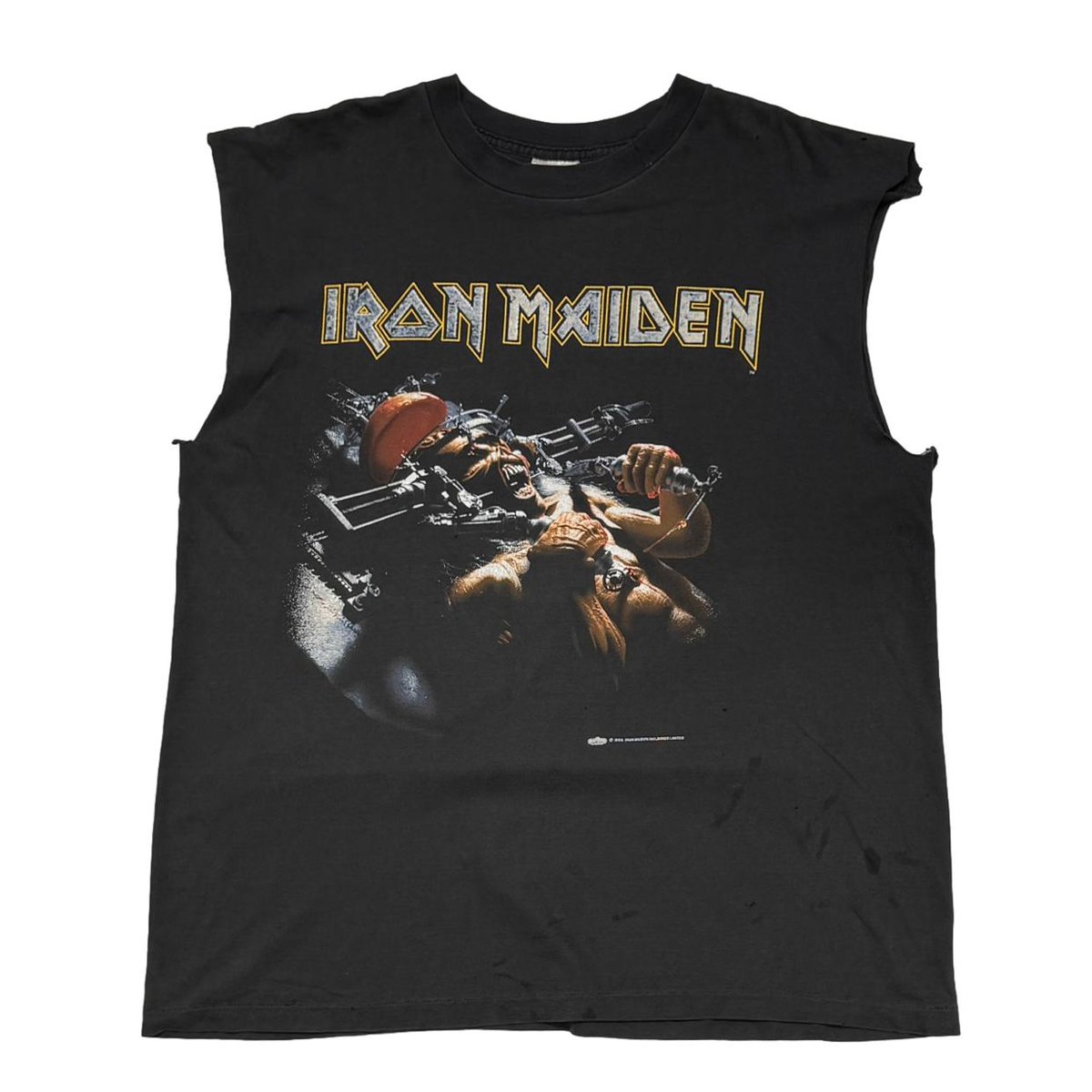 IRON MAIDEN MAN OF THE EDGE SLEEVELESS WINTERLA