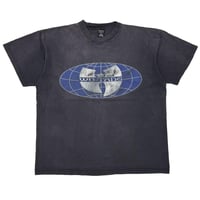 WU-TANG CLAN BLUE GLOBE LOGO POLYGRAM XL 4513