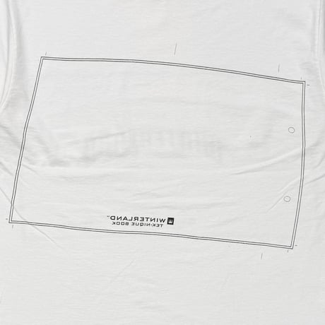OLD&VINTAGE WINTERLAND LOGO TWILL ARC WHITE TULTEX LARGE A036
