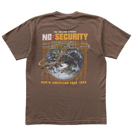 THE ROLLING STONES NO SECURITY TOUR 1999 PADROCK TONGUE BROWN MURINA LARGE 1792