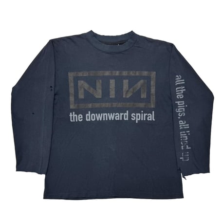 NINE INCH NAILS 1994 THE DOWNWARD SPIRAL LS ALL SPORT LARGE 0806