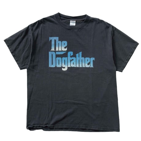 OLD&VINTAGE THE DOGFATHER BLUE TEXT DELTA LARGE 7713