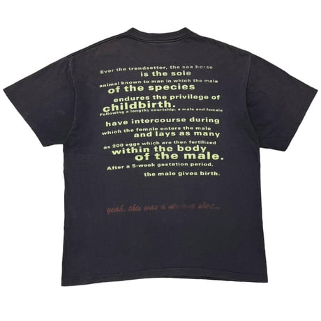 NIRVANA ALL APOROLGIZE SEE HORSE SOF TEE XL 1831