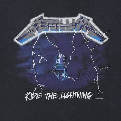 METALLICA RIDE THE LIGHTNING FITS XL 0011