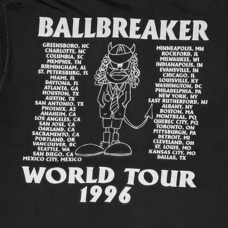 AC/DC BALLBREAKER WORLD TOUR 1996 BROCKUM LARGE 8927