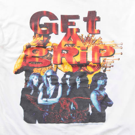 AEROSMITH 1993 GET A GRIP WHITE XL 6870