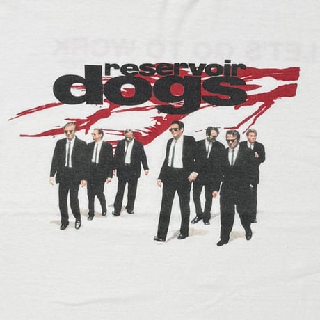 RESERVOIR DOGS LET'S GO TO WORK MOVIE PROMO WHITE POLYGRAM LARGE 1211