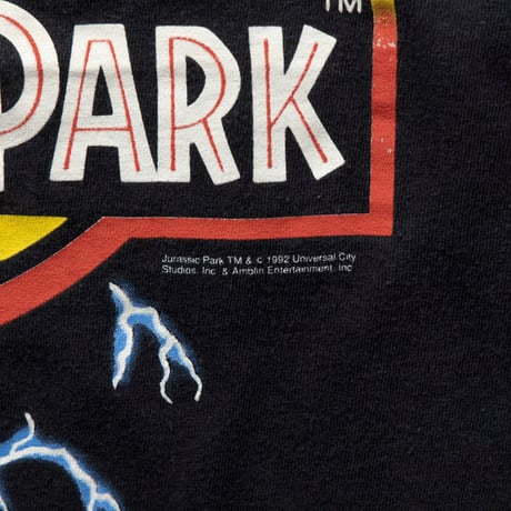 JURASSIC PARK 1992 BLUE THUNDER BLACK FITS XL 1090