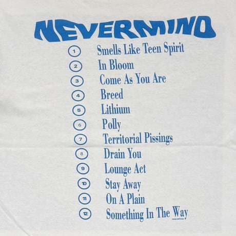 NIRVANA Y2K NEVERMIND ANVIL MEDIUM 9983