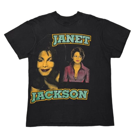 JANET JACKSON RAP DESIGN DOUBLE SIDDE BLACK XL 3617