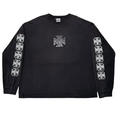 WEST COAST CHOPPERS IRON CROSS LONG BEACH LA LS BLACK XXXL 1173