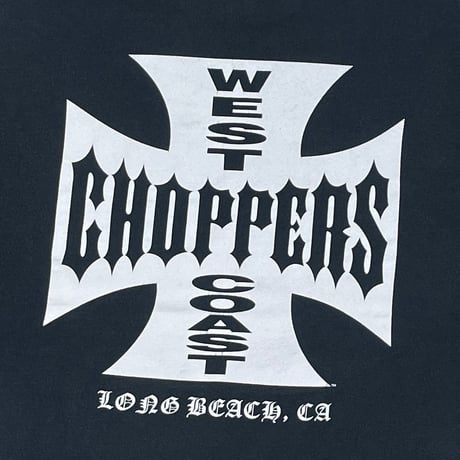 WEST COAST CHOPPERS IRON CROSS LONG BEACH CA SS BLACK XL 8463