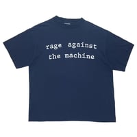 RAGE AGAINST THE MACHINE MOLOTOV FRONT LOGO NAVY TULTEX LARGE 0984