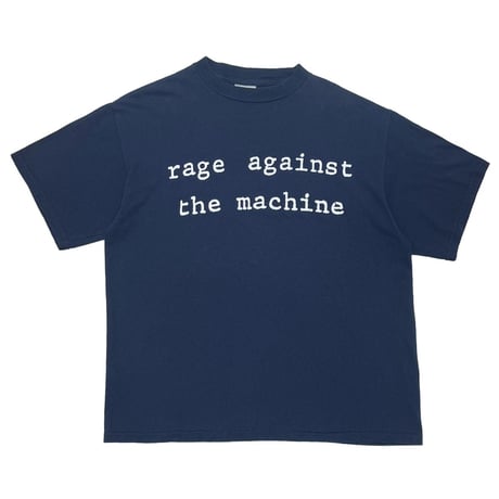 RAGE AGAINST THE MACHINE MOLOTOV FRONT LOGO NAVY TULTEX LARGE 0984