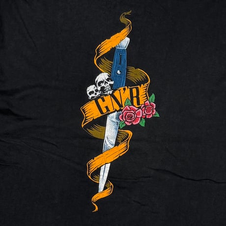 GUNS N' ROSES 1990 SKULL HEART EURO FITS XL 0792