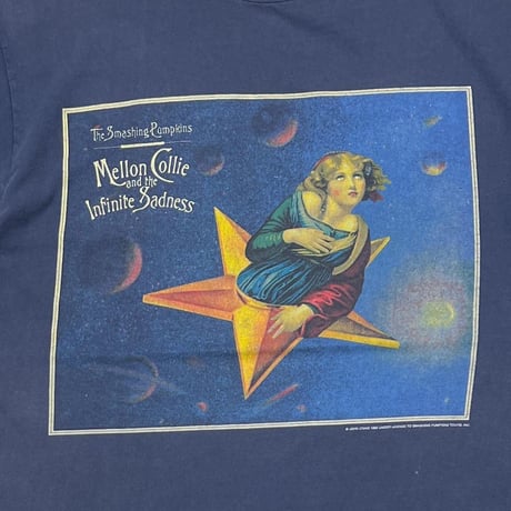 THE SMASHING PUMPKINS INFINITE SADNESS TOUR NAVY TULTEX LARGE 8684