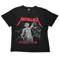 METALLICA Y2K AND JUSTICE FOR ALL RED TEXT EURO FITS LARGE 3654
