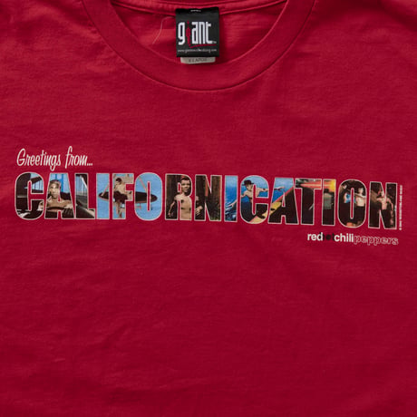 RED HOT CHILI PEPPERS CALIFORNICATION 2000 RED GIANT XL 1209