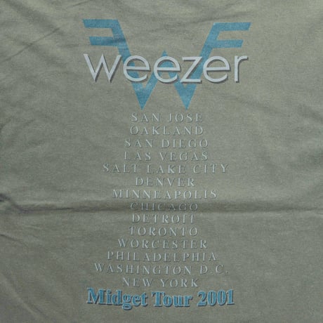 WEEZER MIDGET TOUR 2001 SAGE GREEN OPTIMA LARGE 2349