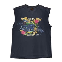 GUNS N’ ROSES 1993 UZI SUICIDE RECORDS SLEEVELESS BROCKUM XL 6145