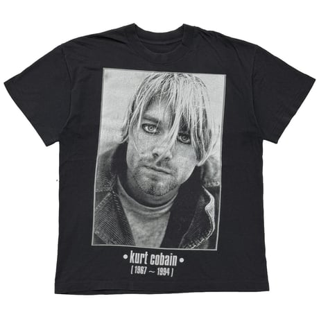 NIRVANA KURT COBAIN MAMORIAL MONOCHROME FITS LARGE 3055