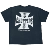 WEST COAST CHOPPERS IRON CROSS LONG BEACH CA SS BLACK XL 8463