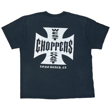 WEST COAST CHOPPERS IRON CROSS LONG BEACH CA SS BLACK XL 8463