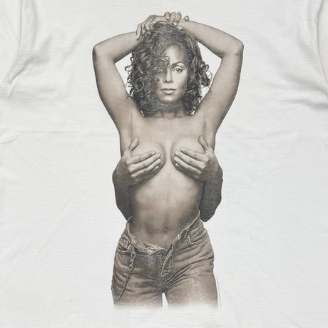 JANET JACKSON 1993 WORLD TOUR WHITE FRUIT OF THE LOOM LARGE 9502
