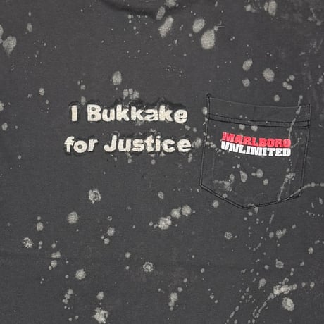 Marlboro I BUKKAKE FOR JUSTICE LIZARD POCKET TEE FITS XL 8507